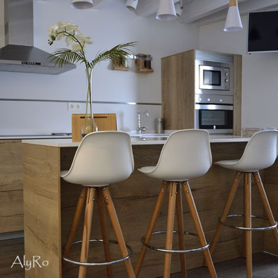 Cocina casa rural en León El Vallín de Lan